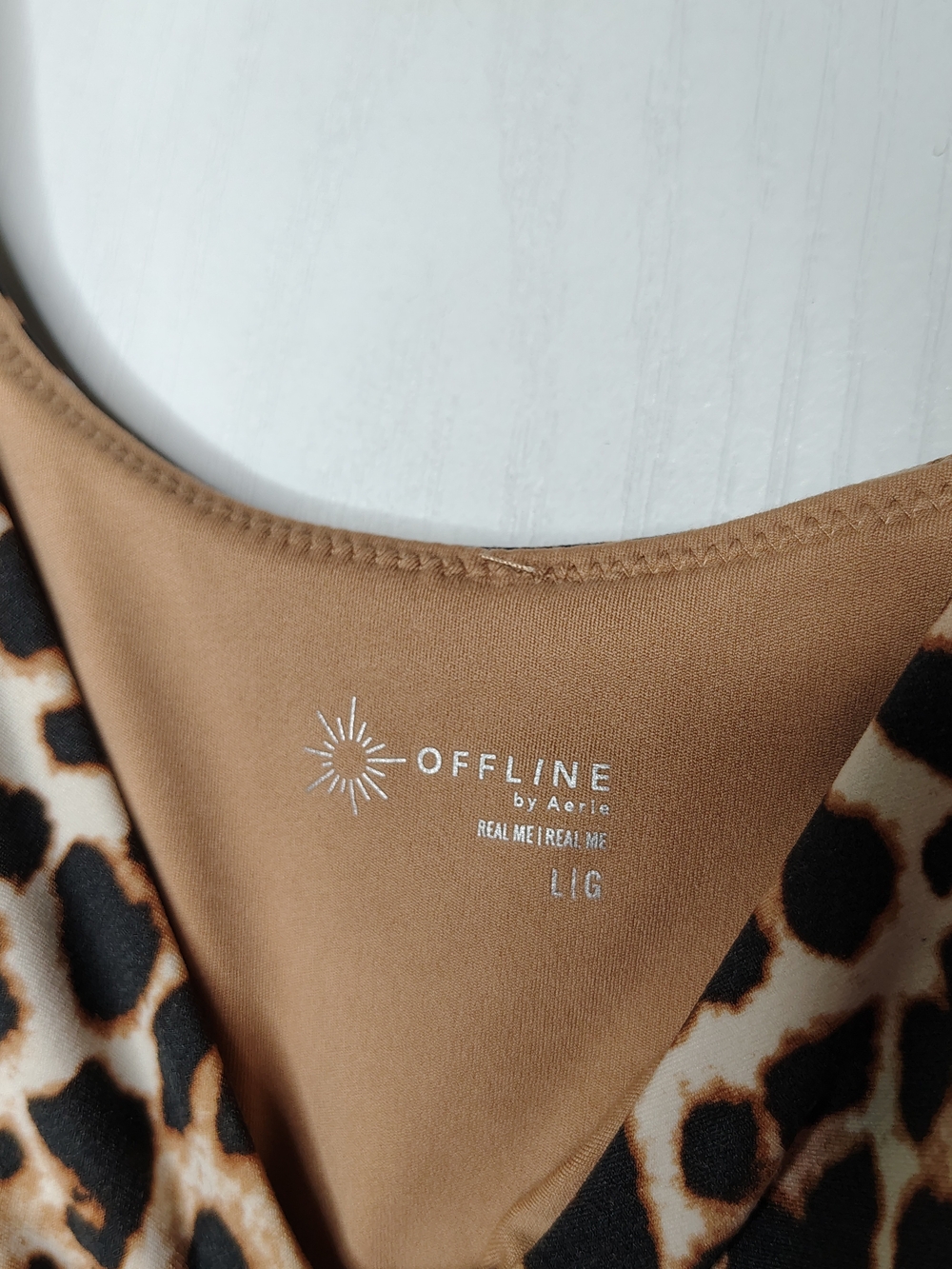 Leopard Print Long Line Sports Bra - Picture 3 of 3